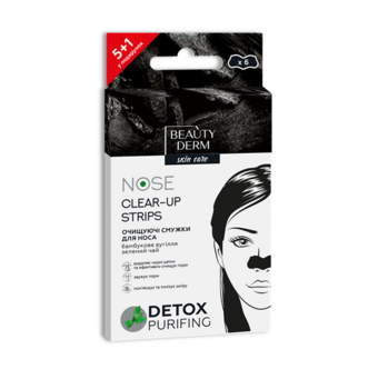 Очищающие полоски для носа Beauty Derm, 6 шт. - Pampik