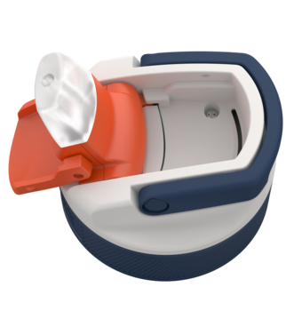 Поїльник Kambukka Lagoon Flying Superboy, 400 мл, помаранчевий (11-04019) - Pampik - 5