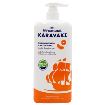 Гель для душу/піна для ванни Karavaki Календула та Мандарин, 750 мл - Pampik