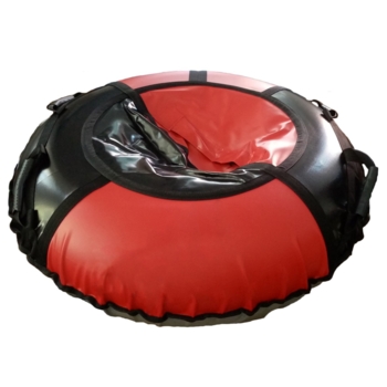 Тюбинг Traverse Усиленный, d 120 см, черный с красным - Pampik