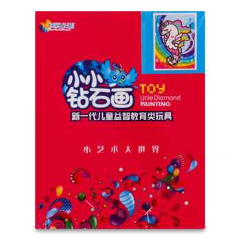 Набір для творчості Offtop Toy Little Diamond Painting Єдиноріг (853484) - Pampik