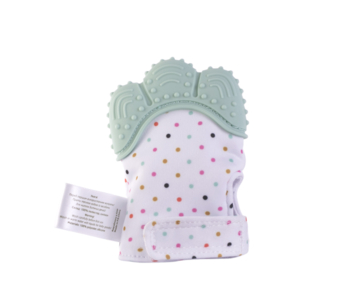 Прорізувач-рукавичка Baby Team, бірюзовий (4090_бірюзовий) - Pampik - 2