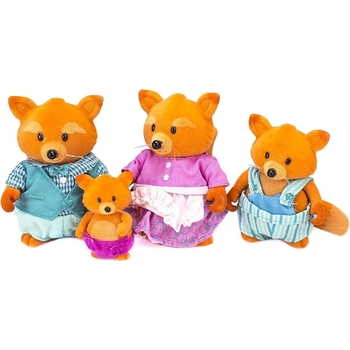 Набор фигурок Lil Woodzeez Семья Лисичек (6483) - Pampik
