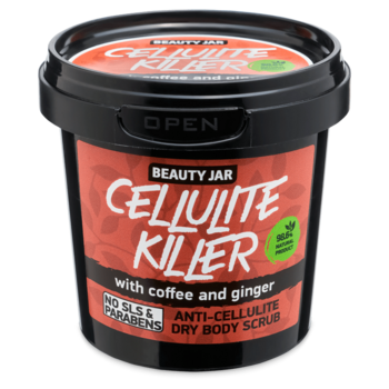 Сухий скраб-пілінг для тіла Beauty Jar Cellulite Killer антицелюлітний 200 г - Pampik
