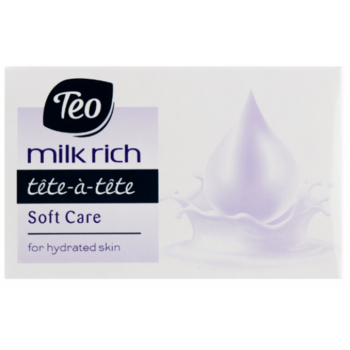 Мило тверде Тeo Milk Rich Tete-a-Tete Soft Сare, світло-фіолетовий, 100 г (58089) - Pampik