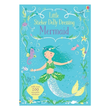 Little Sticker Dolly Dressing Mermaid – Fiona Watt, англ. мова (9781474921855) - Pampik