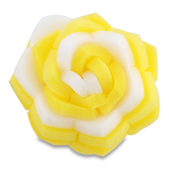 Мочалка Offtop А Цветок, желтый (850019) - Pampik