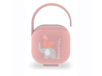 Контейнер для пустушки Suavinex Memories Історії малюків, рожевий (307204) - Pampik