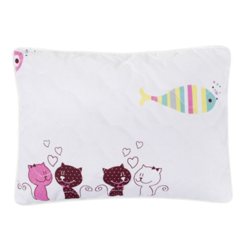 Дитяча подушка Iris Home Kitty, 45х35 см, різнокольорова (svt-2000022284288) - Pampik - 3