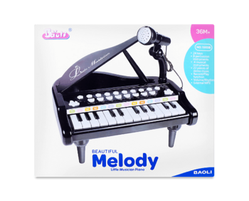 Музична іграшка Baoli Піаніно чорне (834964) - Pampik