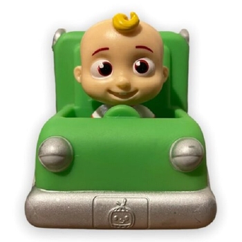 Машинка CoComelon Mini Vehicles Green Trash Truck Зелений сміттєвоз, зелений (CMW0014) - Pampik