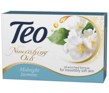 Mило тверде Тео Nourishing Oils Midnight Jasmine, блакитний, 100 г (28278) - Pampik