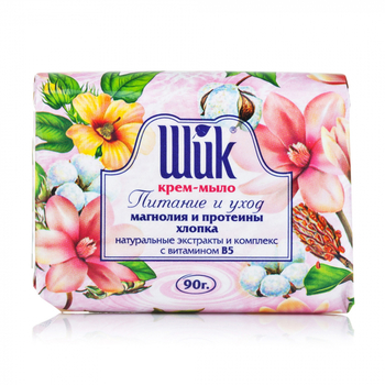 Крем-мыло туалетное Shik Магнолия и протеины хлопка, 90 г (37233) - Pampik