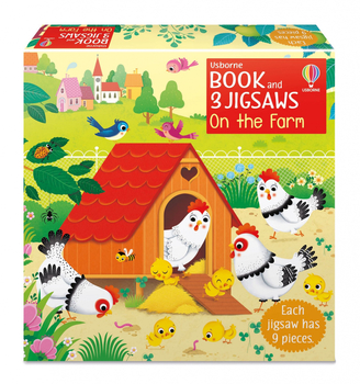 Usborne Book and 3 Jigsaws: On the Farm - Sam Taplin, англ. язык (9781474988896) - Pampik