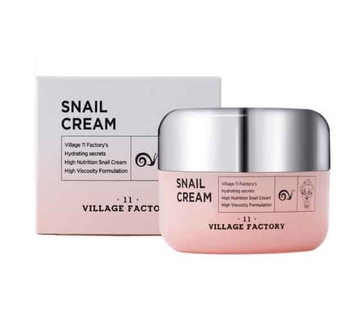 Крем с муцином улитки Village 11 Factory Snail, 50 мл - Pampik