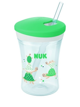 Поїльник Nuk Evolution Action Cup, 230 мл, зелений (3952384) - Pampik