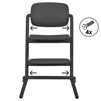 Дитячий стільчик Cybex Lemo Infinity black, чорний (518001481) - Pampik - 9