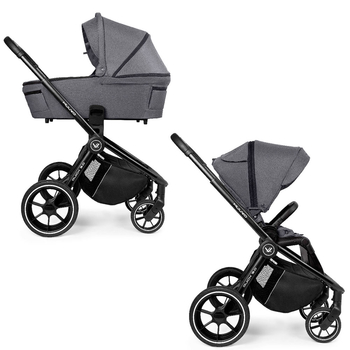 Універсальний візок Muuvo 2в1 Quick 3.0 Iron Graphite (KM2V1Q3.0IG) - Pampik - 3