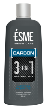 Гель-шампунь для душу Esme Carbon, 400 мл - Pampik
