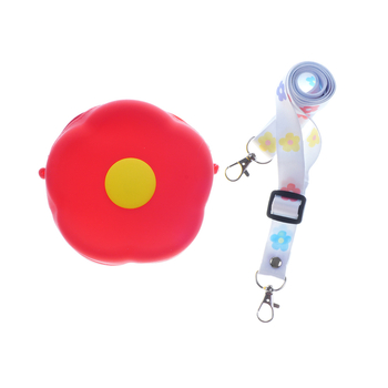 Сумка Offtop Цветок, красный, 16х5,4 см (856865) - Pampik - 2