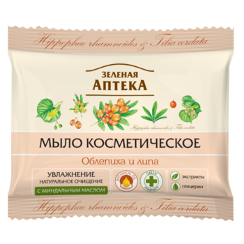 Мыло косметическое Зеленая Аптека липа, 75 г - Pampik