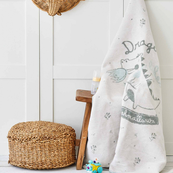 Детский плед в кроватку Karaca Home Dragon 120х100 см (svt-2000022268103) - Pampik