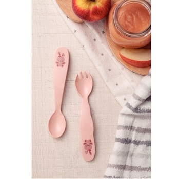 Набір столових приборів Tramontina Baby Le Petit, 2 предмети, помаранчевий (23797/402) - Pampik - 3