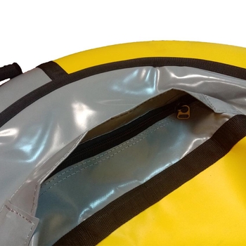 Тюбинг Traverse Стандарт, d 100 см, серый с желтым - Pampik - 3