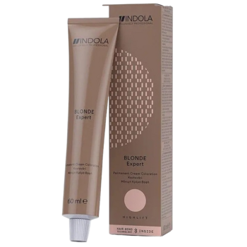 Перманентная крем-краска для осветления волос Indola Blonde Expert Permanent Caring Color, тон 1000.38 (Блондин золотистый шоколадный), 60 мл (2148925) - Pampik
