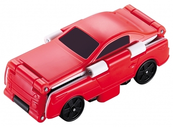 Машинка-трансформер Flip Cars Поліцейський автомобіль і Спорткар, 2 в 1, 8 см (EU463875-04) - Pampik - 3