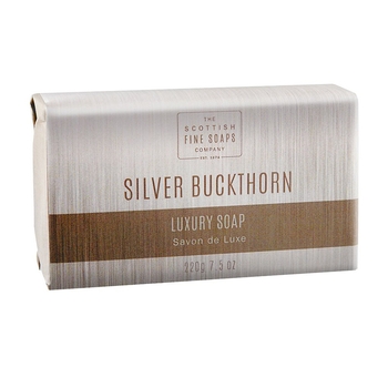 Тверде мило Scottish Fine Soaps Silver Buckthorn Luxury Soap Bar Срібна обліпиха, 220 г (120081) - Pampik