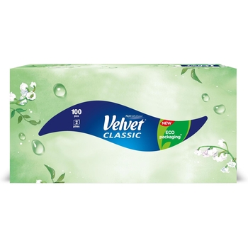 Салфетки Velvet Classic, двухслойные, 100 шт. (3100113) - Pampik - 3