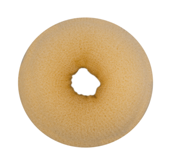 Валик-бублик для волосся Titania, 1 шт., бежевий (7835) - Pampik