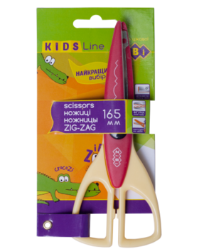 Ножиці ZiBi Зиґ-Заґ, рожевий (ZB.5020-10) - Pampik