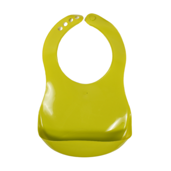 Слюнявчик-нагрудник Lindo, с карманом на застежке, зеленый (Ф 932 зел) - Pampik