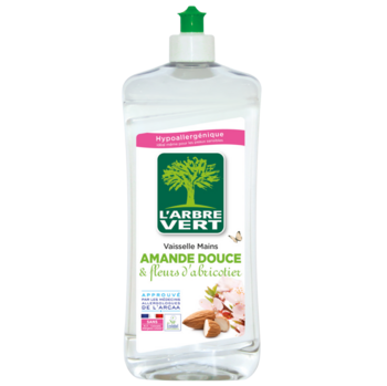Жидкость для мытья посуды L'Arbre Vert Сладкий миндаль и Абрикосовый цвет, 750 мл - Pampik