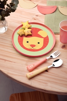 Набір дитячого посуду Tramontina Baby Friends, 3 предмети (23797/907) - Pampik - 4