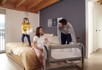 Ліжечко-гойдалка Chicco Next2Me Magic, бежевий (79701.14) - Pampik - 9