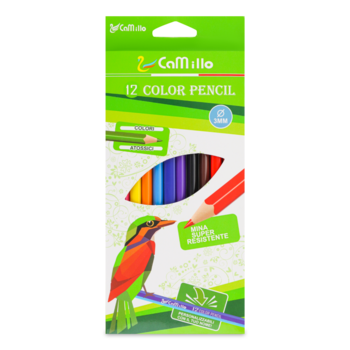 Набір кольорових олівців Offtop 12 кольорів (853803) - Pampik