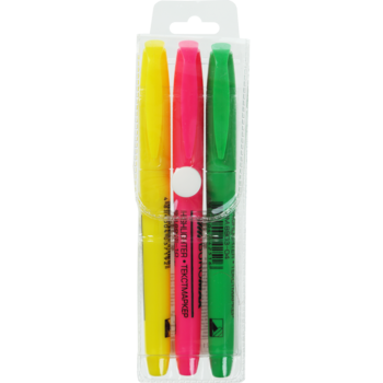 Набор маркеров круглых Buromax BM. 8903, Jobmax, 2- 4 мм, 3 шт. (BM.8903-93) - Pampik