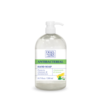 Антибактеріальне рідке мило Dead Sea Collection з ароматом ромашки та лимона, 500 мл - Pampik
