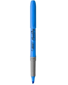 Маркер текстовый BIC Highlighter Grip, синий, 1 шт. (811931) - Pampik - 2