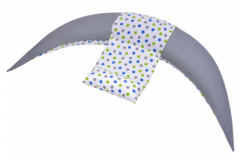 Набір аксесуарів для подушки Nuvita DreamWizard, білий (NV7101DOTS) - Pampik - 3