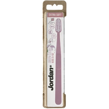 Зубная щетка Jordan Green Clean Kids, от 5 до 10 лет, средняя, розовая - Pampik