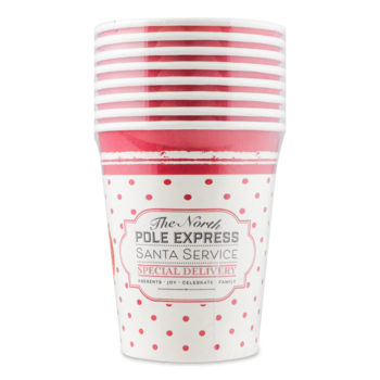 Набор одноразовых стаканов Offtop, белый, 8 шт. (854868) - Pampik