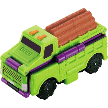 Машинка-трансформер Flip Cars Лісовоз і Транспортер, 2 в 1, 8 см (EU463875-03) - Pampik