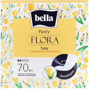 Щоденні прокладки Bella Panty Flora Tulip 70 ш. - Pampik