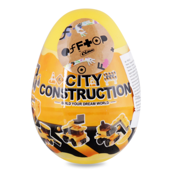 Конструктор у яйці Offtop Будівельник (860220) - Pampik