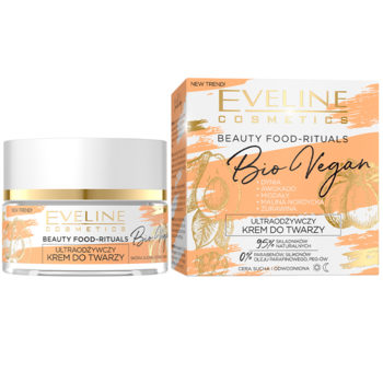 Ультраживильний крем для обличчя Eveline Beauty Food-Rituals Bio Vegan, 50 мл - Pampik - 2