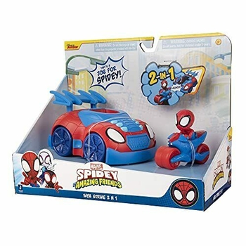 Машинка Spidey Feature Vehicle 2 in 1 Spidey Stealth Strike Vehicle (SNF0019) - Pampik